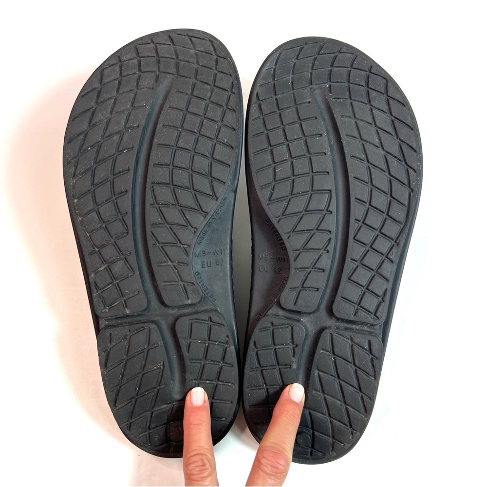 OOFOS Recovery Slides Sandals Black Size Men’s 9, Women’s 11 - EU 42 - Picture 8 of 13
